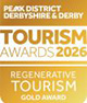 PDDD 2024 Gold Ethical Responsible Sustainable Tourism Award logo